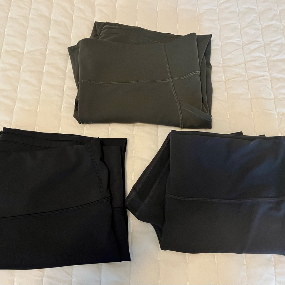 Three Pairs of Lululemon Leggings